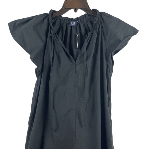 Gap Women Short Sleeve Pullover V Neck Dress Size XXS - Picture 3 of 6